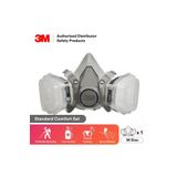 3M 6200 A1P1R501 Yarım Yüz Gaz Maskesi Seti