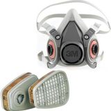 3M 6200 Yarım Yüz Gaz Maskesi + 3M 6051 A1 Maske Filtresi