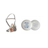 3m 6200 Yarım Yüz Maskesi + 3m 2125 Ffp2 Filtre