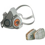 3M 6200 Yarım Yüz Maskesi Medium + 3M 6051 A1 Maske Filtresi