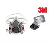 3m 6200+6038 Duman Egzoz Toz Ozon Için Yarım Yüz Maske (Filtre Ile Beraber) - 1 Adet