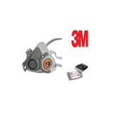 3M 6200+6038 Duman Egzoz Toz Ozon İçin Yarım Yüz Maske (Filtre İle Beraber)