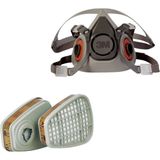 3m 6300 Yarım Yüz Maskesi ve 3m 6051 A1 Maske Filtresi - 1 Adet