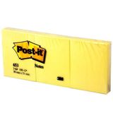 3M 653-TFEN Post It 38x51 mm 12'li 100 Yaprak Yapışkanlı Not Kağıdı