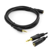 3m Aux Stereo 3.5mm Ses Kulaklık Hoparlör Uzatma Kablosu - 3mt