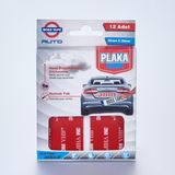3M Boss Tape 12 Adet Plaka Yapıştırma Bandı 95mm x 30mm Hava Koşullarına Dayanıklı