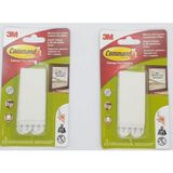 3m Command 17206 Büyük Boy Cırt Cırt Bant, 2 Paket, Beyaz - Çok Renkli - Genel