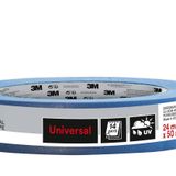 3M Hand-Masker 2090 profesyonel boya bandı, pürüzsüz yüzeyler için, UV ışınlarına dayanıklı, iç ve dış mekan, 24 mm x 50 m