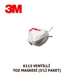 3M K113 FFP3 Ventilli Toz Maskesi