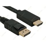 3m Metre Displayport to Hdmi Kablo - Ses Görüntü Çevirici Kablo
