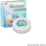 3m Micropore Beyaz Kağıt Flaster Hassas Ciltler Için Yara Sabitleme Bandı 1.25 cm x 9.1 M | Tekli, 3'lü, 5'li ve 10'lu Paket Seçenekleri - Tekli Paket