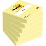 3m Post-It 654 76MM*76MM 100 Yaprak Sarı Not Kağıdı 6 Paket