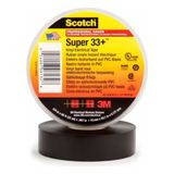 3m Scotch 33+ Vinil Elektrik Bandı Siyah 19 mm x 20 M 3m (10\'lu)
