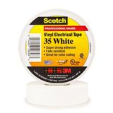 3M Scotch 35 Vinil Elektrik Bandı Beyaz 19 mm x 20 m
