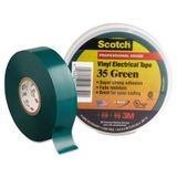 3M Scotch 35 Vinil Elektrik Bandı Yeşil 19 mm x 20 m
