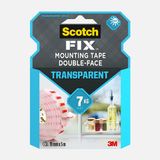 3M Scotch 4004 Şeffaf 19 mm x 1.5 m Montaj Bandı
