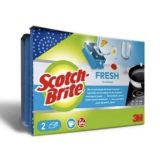 3M Scotch Brite Fresh Tırnak Koruyuculu Bulaşık Süngeri 1 Paket / 2 adet sünger