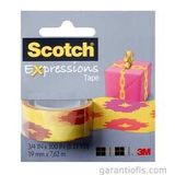 3m Scotch C214-P1 Desenli Dekoratif Bant (19MMX7,62 M)