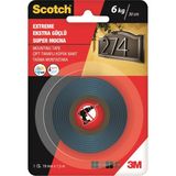 3M Scotch® Extra Güçlü Çift Taraflı Köpük Bant 19mm x 1,5m Tüm Yüzeylerde Kullanım İçin Dayanıklı 4002