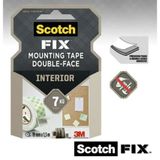 3M Scotch Fix 4496G 19 mm x 1.5 mt İç Alan Çift Taraflı Montaj Bandı