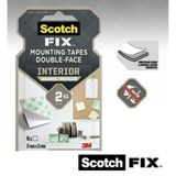 3M Scotch Fix 4496G 25 mm x 25 mm 16 Adet İç Alan Montaj Kare Bant