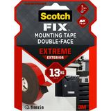 3M™ Scotch-Fix™ Extreme Dış Mekan Montaj Bandı 19 mm x 5 m, Max 13 kg Aşırı Dayanıklı Çift Yönlü