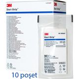 3m Steri-Strip Dikiş Bandı 12MM x 100MM R1547 10 Poşet