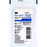 3M Steri-Strip R1547 Beyaz Dikiş Bandı 12 mm x 100 mm 6 Adet Medikal Ürünler İçin Güvenli Kapatma