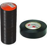 3M Temflex 1300E Pvc Bant ( 0,1m ) 18MMX9,15M Sıyah 10 Adet 8690734382491