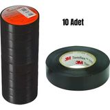 3M Temflex 1300E Pvc İzole Bant 18Mmx9,15 Siyah (10 Adet)