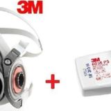 3M Yarım Yüz Maskesi 6200 Modeli + 6035 Ffp3 Filtre Dahil Kombine Set