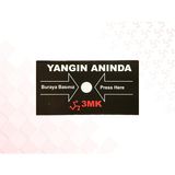 3mk Yangın Ihbar Butonu Yedek Cam