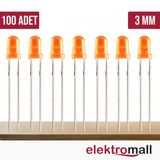 3Mm Turuncu Diffused Led(100 Adet)