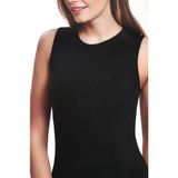 3nbe Kadın Kolsuz Bisiklet Yaka Atlet Body - XL - 000-Siyah