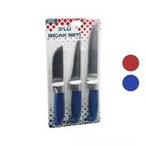 3Pcs Bilezikli Kurban Bıçak Seti Bp-320Y--Bp-036K--Bp-0403 No:2 Kemik Sıyırma - No:0 Yüzme - No:3 Et Kurban Bıçak (5224)
