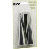 3PCS METAL KORNEO KALIP - PASTA DEKORASYON APARATI ÇAP:3.4CM X UZUNLUK:12CM BRKT-921602 (2818)