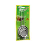 3PCS SET MİNİ= 5-7-8CM TEL SÜZGEÇ METAL ÇERÇECE METAL SAP=8.5-10.5-10.5CM (5264)