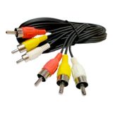 3RCA TO 3RCA TOS GÖRÜNTÜ SES KABLOSU ERKEK ERKEK SCART TV