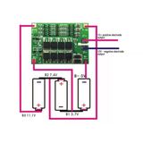 3S Bms 40A 18650 Lityum Pil Lipo Pil Şarj Koruma Devresi Balanslı