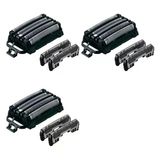 3Set, Jilet Yedek İç Kesici Folyo, Panasonic İçin Uyumlu, Es9032 Tıraş Başlığı Elektrikli Tıraş Makinesi Folyo Seti Erkek Bakımı İçin