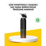 3’Ü 1 Arada Şarjlı Erkek Bakım Seti – Saç, Sakal Ve Burun Tüyü Kesme Makinesi Mir57766578