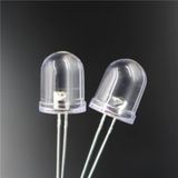 3v 10mm Şeffaf Mantar Led Kırmızı 20adet