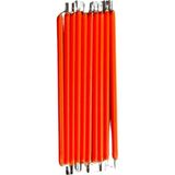 3V 68MM LED Kırmızı Filament Retro Tungsten LED 10 Adet - 7 cm