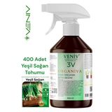 3V Organik Organiva 500 Ml + 400 Yeşil Soğan Tohumu Seti