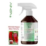 3V Organiva %100 Organik Bitki Besini+ 150 Adet Kapya Biber Tohumu- Doğal Lezzet