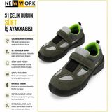 3V Z1.0 S1 Süet Iş Ayakkabısı - Gri