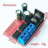 3V‐14V 5A L298N H‐Bridge Çift Dc Motor Sürücü Modülü