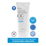 3W CLINIC Ton Eşitleyici Naturel Bej CC Krem 3W CLINIC Crystal Whitening CC Cream 50gr