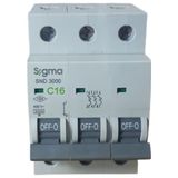3X16A C/3ka W Otomatik Sigorta Sigma - 16 A