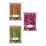 3X170 Gr. Karabuğday Greçka Maş Fasulyesi Kırmızı Fasulye Kara Buğday Fasülye 170'Şer Gram 3 Paket